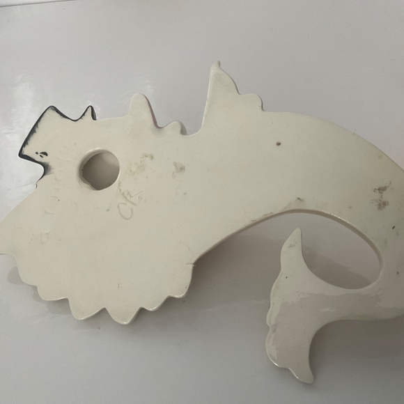 4 VINTAGE WALL PLAQUES SEAHORSE & DOLPHIN FISH MCM - Picture 5 of 9